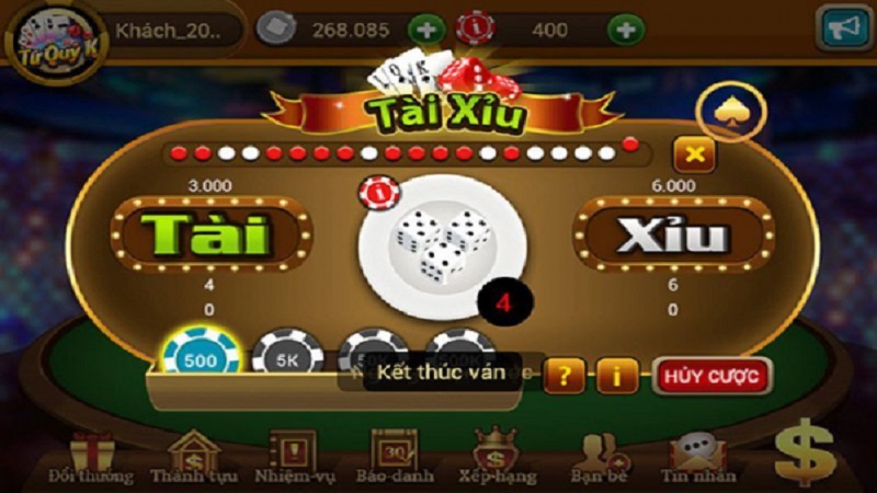 Khái quát về game tài xỉu cực hot hiện nay