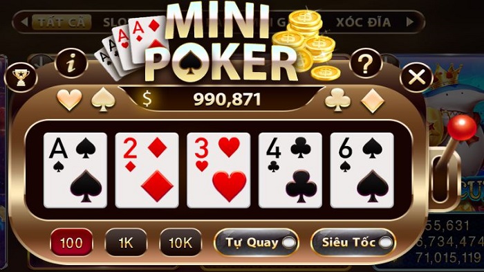 Giới thiệu sơ lược về tựa game mini poker đang rất hot tại nhà cái 