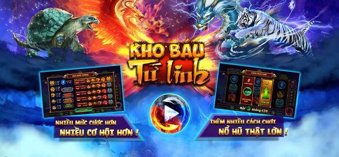 Giới thiệu trò chơi slot Tứ Linh của Uk88