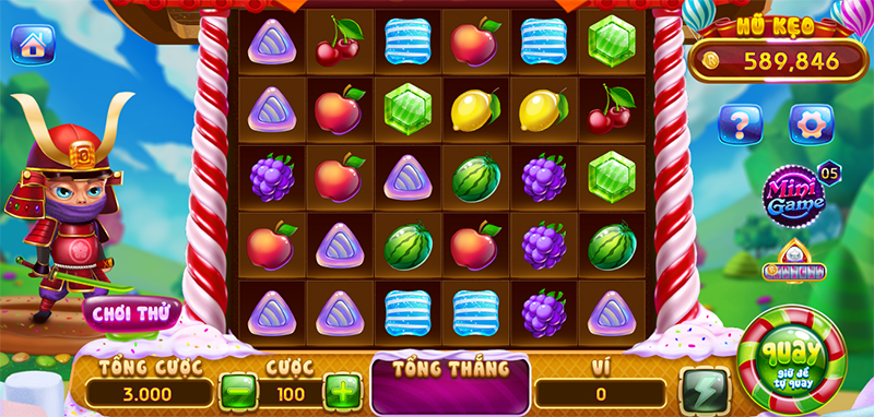 Hướng dẫn chơi game Candy Fruit Samurai Uk88